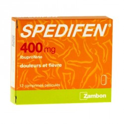 Spedifen 400 mg 12 comprimés pelliculés