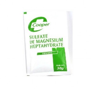 Cooper Sulfate de magnesium heptahydrate en poudre 30g