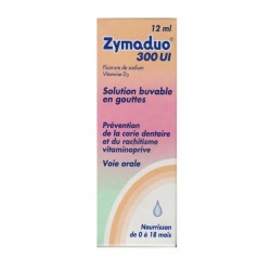 Zymaduo 300 UI solution buvable en gouttes 1 flacon de 12 ml avec compte-gouttes