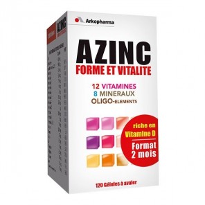 Arkopharma Azinc forme et vitalité 120 gélules