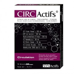 Aragan synactifs circactifs circulation 30 gélules