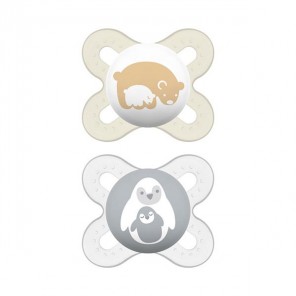 Mam naissance 2 sucettes silicone 0-2 mois