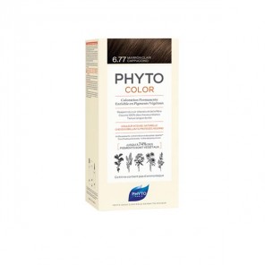 Phyto phytocolor coloration permanente 6.77 marron clair cappuccino 112ml